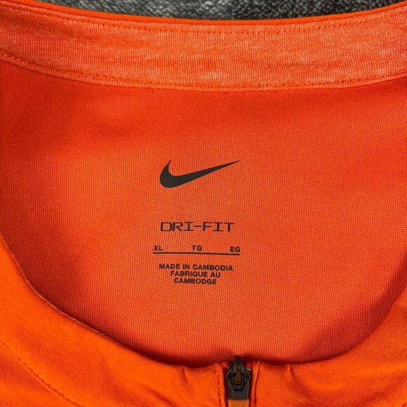 Nike Dri-Fit On Field 1/4 Zip Clemson Tigers Long Sleeve Pullover Men's XL - Picture 3 of 10